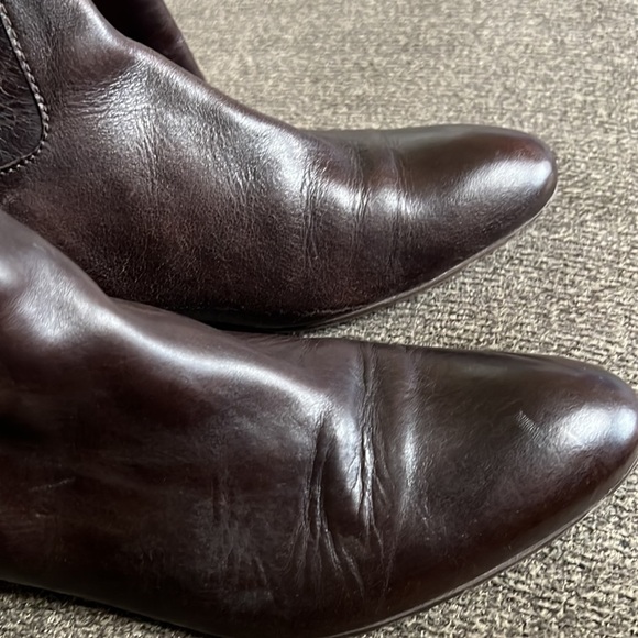 Bee Brown Leather boots Size 6 Made In Italy - Picture 12 of 15